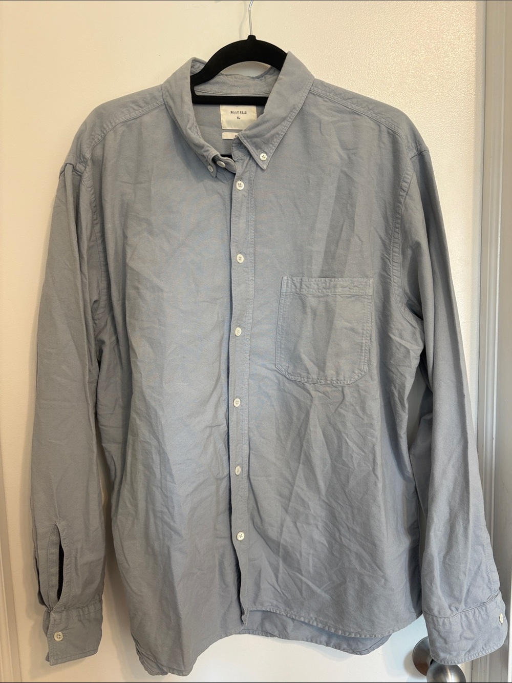 Billy Reid Pale Blue Button-Down Shirt